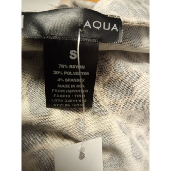 NWT Aqua Women's Cheetah Print Over-Sized Hoodie Size Small - Picture 7 of 7